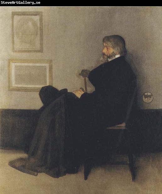 Sir William Orpen Portrait of Thomas Carlyle